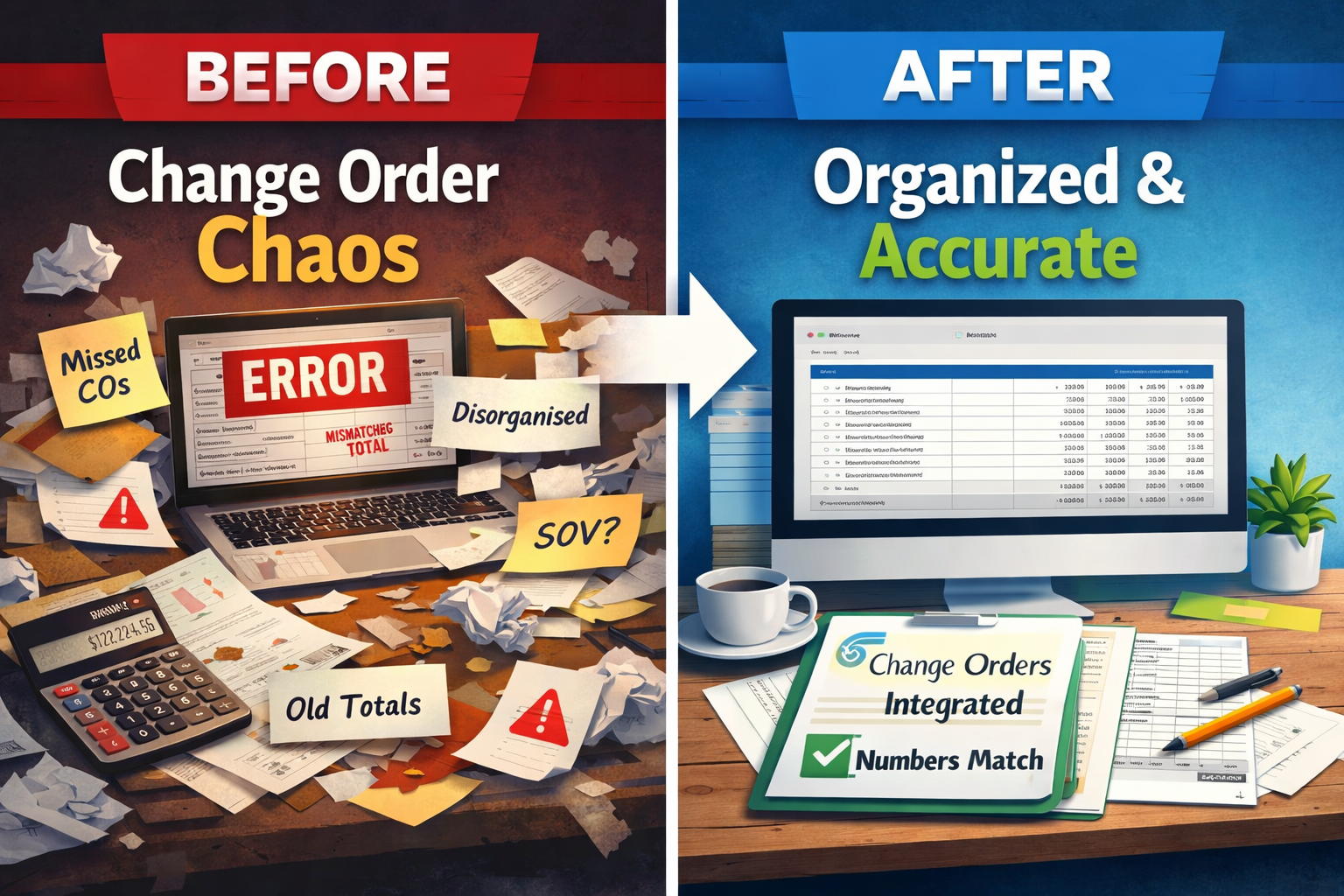 Clean AIA-style pay app output